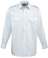 Long sleeve pilot shirt — Light Blue