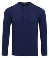 Long John roll-sleeve tee — Indigo
