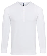 Long John roll-sleeve tee — White