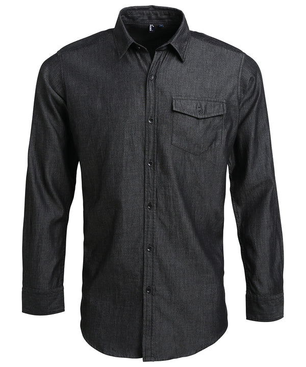 Jeans stitch denim shirt