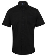 Signature Oxford short sleeve shirt — Black