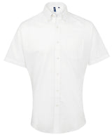 Signature Oxford short sleeve shirt — White