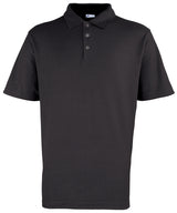 Studded polo — Black