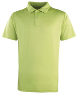Coolchecker® studded polo — Lime