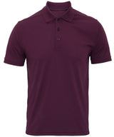 Coolchecker® piqué polo — Aubergine