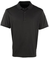 Coolchecker® piqué polo — Black*