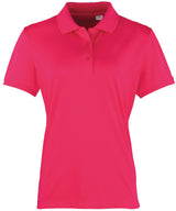Women's Coolchecker® piqué polo — Hot Pink