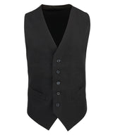 Lined polyester waistcoat — Black