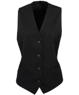Women's lined polyester waistcoat — Black