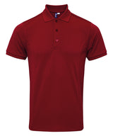 Coolchecker® plus piqué polo — Burgundy