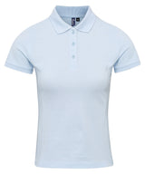 Women's Coolchecker® plus piqué polo — Light Blue