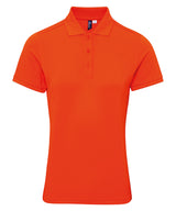 Women's Coolchecker® plus piqué polo — Orange