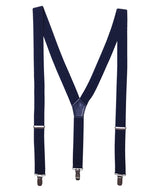 Clip-on trouser braces — Navy