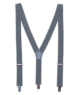 Clip-on trouser braces — Steel