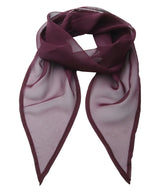 'Colours' Chiffon scarf — Aubergine