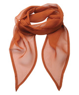 'Colours' Chiffon scarf — Chestnut
