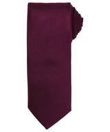 Micro waffle tie — Aubergine