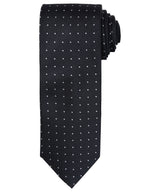 Micro dot tie — Black/Dark Grey
