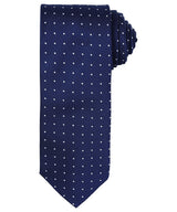 Micro dot tie — Navy/White