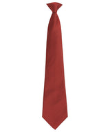 'Colours Originals' fashion clip tie — Burgundy