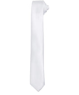 Slim tie — White