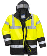 Hi-vis traffic jacket (S466/S467) — Yellow/Navy