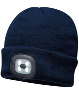 Beanie LED headlight USB rechargeable (B029) — Navy