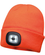Beanie LED headlight USB rechargeable (B029) — Orange