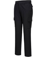 Stretch slim combat trousers (S231) slim fit — Black