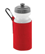 Water bottle and holder — Classic Red