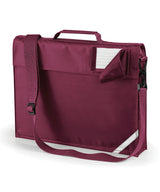 Junior book bag with strap — Burgundy