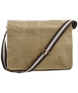 Vintage canvas despatch bag — Sahara