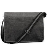 Vintage canvas despatch bag — Vintage Black
