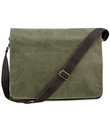 Vintage canvas despatch bag — Vintage Military Green