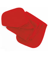 Polartherm™ fleece scarf with zip pocket — Red