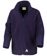 Core junior microfleece jacket — Navy
