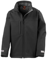 Junior classic softshell 3-layer jacket — Black