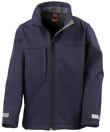 Junior classic softshell 3-layer jacket — Navy