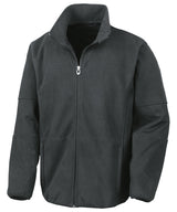 Osaka combed pile softshell jacket — Black