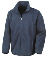 Osaka combed pile softshell jacket — Navy