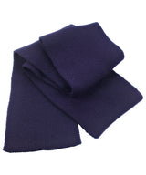 Classic heavy knit scarf — Navy