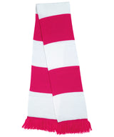Team scarf — Fuchsia/White