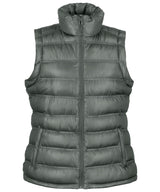 Women's ice bird padded gilet — Frost Grey