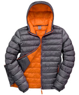 Urban snow bird hooded jacket — Grey/Orange