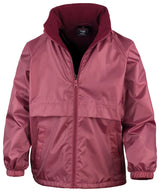 Core junior microfleece lined jacket — Burgundy