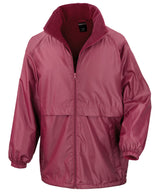 Core microfleece lined jacket — Burgundy