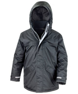 Core junior channel parka — Black