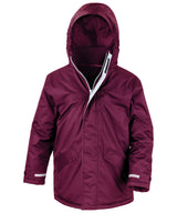 Core junior channel parka — Burgundy