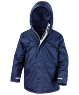 Core junior channel parka — Navy