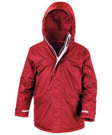Core junior channel parka — Red